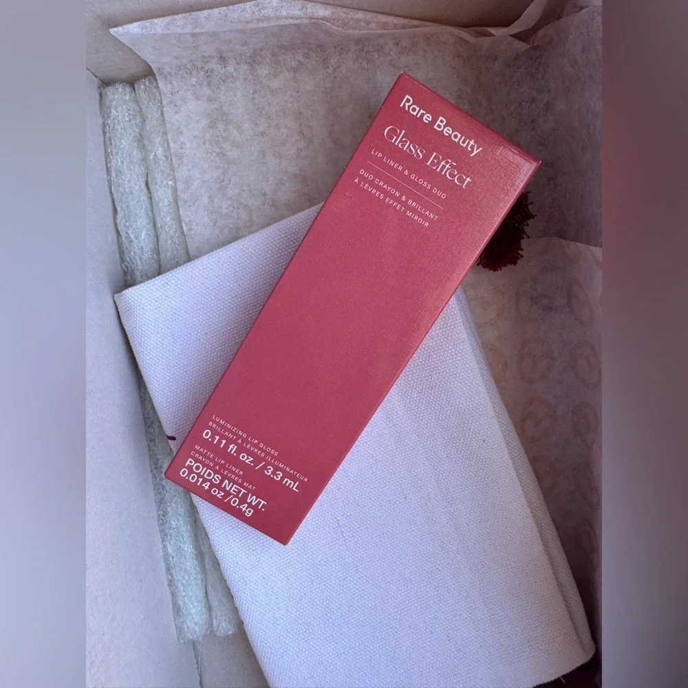NWT Rare Beauty Glass Effect Lip Liner & Gloss Duo